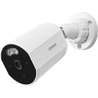 Osram SMART+ WiFi Außenkamera 4MP 2K IP67, Nachtsicht 10m, Zwei-Wege-Audio, Ethernet, Alexa kompatibel, Outdoor Weiß