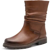 Tamaris Damen Stiefelette mit weichem Fußbett und Reißverschluss 1-25484-45, Größe:37 EU, Farbe:Braun