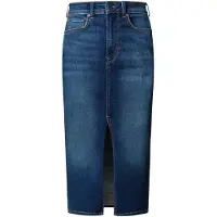Pepe Jeans für Damen. PL9011865FB Midirock blau (XL), Lässig, Baumwolle, Denim