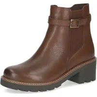 Caprice Stiefelette - Cognac Leder : 37 : Normal Größe: 37 Weite: Normal