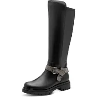 Marco Tozzi Damen Stiefel mit Strassverzierungen 2-85600-45, Größe:37 EU, Farbe:Mehrfarbig