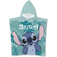 Disney Lilo & Stitch Kinder Badeponcho mit Kapuze aus Polyester 55 x 110 cm
