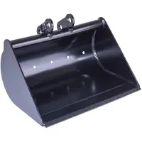 Scheppach Böschungslöffel für Minibagger EXC815 | 530 mm Breite | ca. 18,5 L Volumen | 0,0185 m³ | einfache Montage