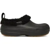 Crocs Pantoletten Classic Lined Shorty 211380 Schwarz