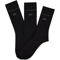 Cr7 Kurzsocken CR7 "Socken 10er Pack", Herren, Gr. 40-46, schwarz, Obermaterial: 47% Baumwolle CO. 45% Polyester PES. 7% Nylon NY. 1% Elasthan EL., Socken Kurzsocken