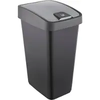 Keeeper Premium Abfallbehälter Flip Deckel Soft Touch 45 l 40 x 30 x 61,5 cm