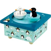 Trousselier Spieluhr mit tanzenden Pinguine