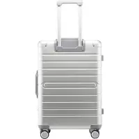 Alumaxx Reisetrolley mit Vollalukoffer silber