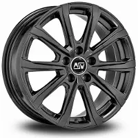 MSW 17 Zoll Alufelge 79 17"x7" 5x114.3 PCD ET35 66.6mm Felge Antraciet