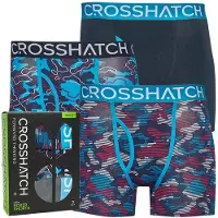Crosshatch Herren Linamo Boxershorts Mehrfarbig
