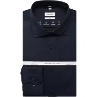 Seidensticker Hemd 01.650400 Dunkelblau Slim Fit