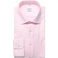 Seidensticker Businesshemd "Schwarze Rose", Herren, Gr. L (41), normale Ärmellängen, rosa (rosé), 100% Baumwolle, unifarben, slim fit, 2-Knopf-Manschette, Hemden Businesshemd, Slim 1/1 Kentkragen Uni