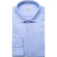 Seidensticker Business Hemd Herren Regular Fit Baumwolle blau, 41 745718-0003-00410