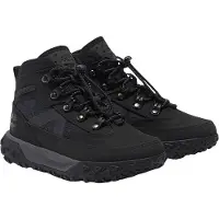 Timberland Unisex für Kinder. TB1A673Z0151 GreenStride Motion 6 Lederstiefel schwarz (34), Wohnung, Schnürsenkel, Lässig, Draußen, Kinderbek