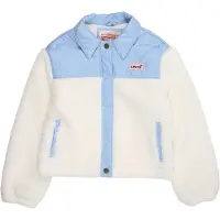 Levi's LVG Big PKT Sherpa Jacke, Blanc De Blanc, 164