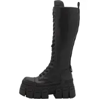 Buffalo Damen Schnürstiefel Gospher Lace Up Hi schwarz
