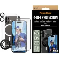 PanzerGlass – iPhone 16 – 4-in-1 Schutzpaket