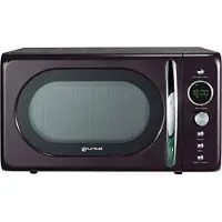 Grunkel Magnetron mit 20 l Inhalt, 5 Stufen, Timer, Auftaufunktion, Vintage-Design, digital