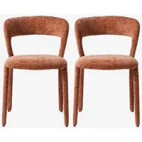 Sissy-Boy Chenille-Esszimmerstühle - Rosa