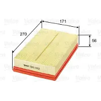 Valeo Luftfilter 585092 für Fiat Stilo Multi Wagon