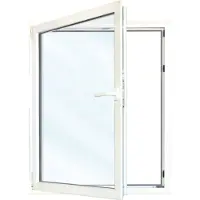 KM Meeth Balkontür, BxHxT: 90 x 210 x 7 cm, Dreifachverglasung, weiß - weiss