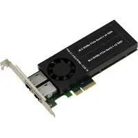 KALEA-INFORMATIQUE PCIe-Controllerkarte mit 2x 2,5 GbE RJ45 und 2x NVMe-Ports für PC oder NAS