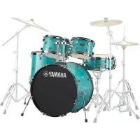 Yamaha Rydeen 22"-Drumset mit Becken Turquoise Glitter