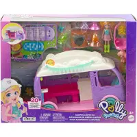 Polly Pocket Glamping Camper Van, Aktion/Abenteuer, 4 Jahr(e), Mehrfarbig, Kunststoff