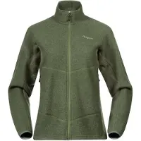 Bergans Sweatjacke Rabot Merino Fleece Midlayer Jacket Damen Dark Olive Green-S
