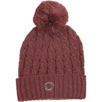 Kingsland Cable Knitted Hat KLsemira HW 2022 Zopfstrickmütze Brown Hot Chocolate Onesize