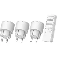 Klik Aan Klik Uit APC3-2300RN Funk-Steckdosen-Set 3 Schalter + Fernbedienung