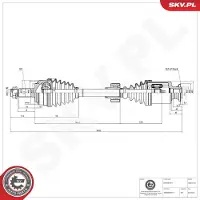 ESEN SKV Antriebswelle 40SKV132