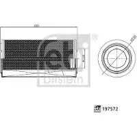 FEBI BILSTEIN Bilstein Luftfilter 197572