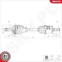 ESEN SKV Antriebswelle 40SKV374