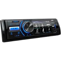 JVC KD-X561DBT, Schwarz, Blau, 1 DIN, 180 W, 16 W, AAC, FLAC, MP3, WMA, BMP, JPEG, PNG