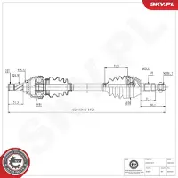 ESEN SKV Antriebswelle 40SKV387