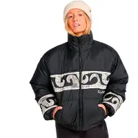 Billabong Cozy Puffer Black Pebble 12