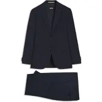 BOSS Zweiteiliger Regular-Fit Anzug aus Stretch-Wolle Grösse 44