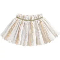 Louise Misha Skirt Salina White & Gold Stripes Größe: 6M | Röcke Outlet | Unisex | Weiß