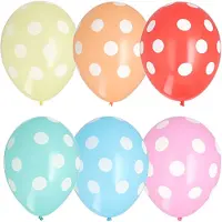 Papstar Luftballonsfarbig sortiert Dots Dots