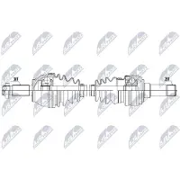 NTY Antriebswelle 860 mm, Außenverzahnung 26/30, für Hinterachse links/rechts
