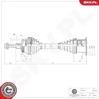 ESEN SKV Antriebswelle 40SKV050