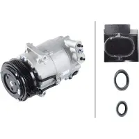 Hella Klimakompressor 12 V Ø 109 passend für u.a. OPEL ASTRA