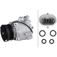 Hella Klimakompressor 12 V Ø 95 mm Thermo-Expertise passend für u.a. OPEL MOKKA