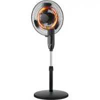 DCG ELTRONIC Eltronic VESA05 Elektroheizung Indoor Schwarz, Grau 2000 W Elektrische Raumheizung c