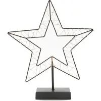 Coen Bakker B.O.T. Indoor Black Star 29,5X34,5 cm50Led Klassische Weihnachtsbeleuchtung (zwart)
