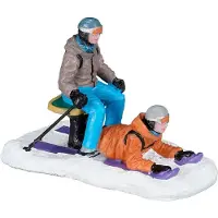 Luville Snowboarder und Skifahrer L 5 x B 9 x H 5,5 cm (multi)