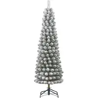 Black Box Kunstweihnachtsbaum Charlton Pilar grün mattiert H185 x Durchmesser 53 cm (groen)