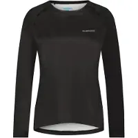 Shimano Woman's SAIKO Long Sleeve warm Printed, black