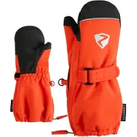 Ziener Fäustlinge Lanupo Z AS Mitten Mini Kinder Orangered-3 jaar